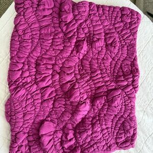 Anthropologie Textured Pillow Shams – Set of 2
